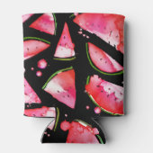 水彩スイカ2 缶クーラー (裏面)