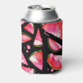 水彩スイカ2 缶クーラー (缶裏面)