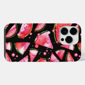 水彩スイカ2 iPhoneケース (裏面横)