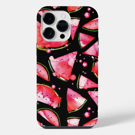 水彩スイカ2 iPhoneケース (裏面)