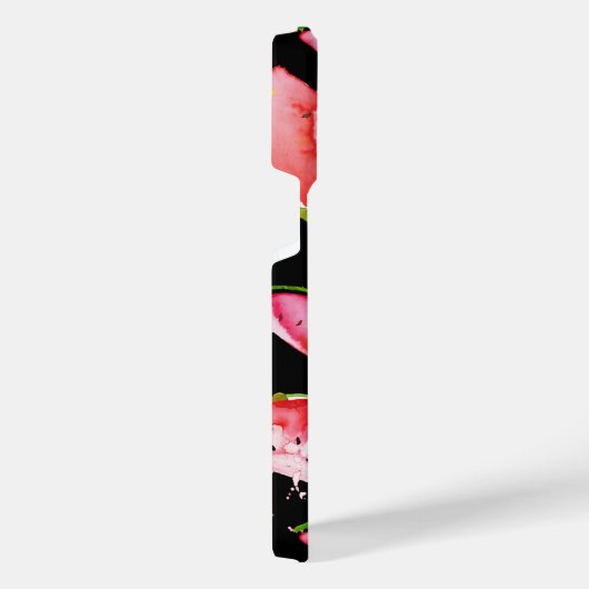 水彩スイカ2 iPhoneケース (右側面)