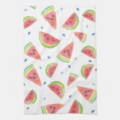 水彩スイカ キッチンタオル (縦)