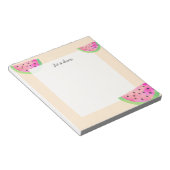 水彩スイカ ノートパッド (アングル)