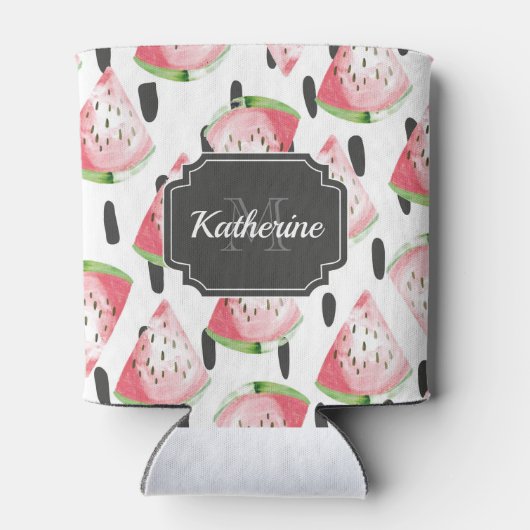 水彩スイカ 缶クーラー (裏面)