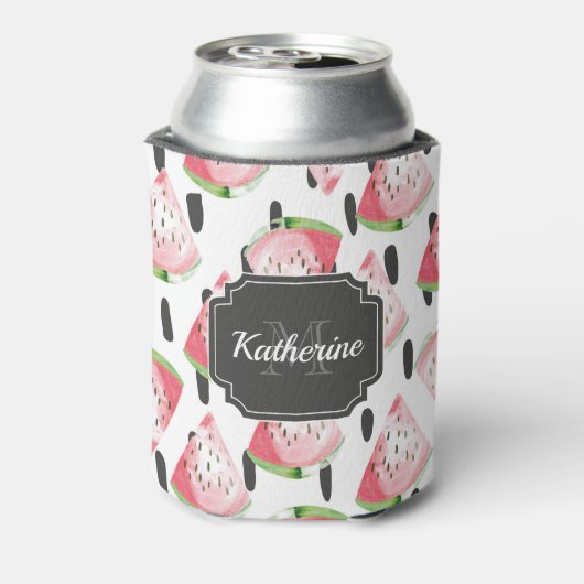 水彩スイカ 缶クーラー (缶裏面)