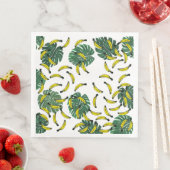 水彩スイスチーズプラントとバナナ (インサイチュ)