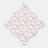 水彩スイートピースかわいらしフローラ フェイバーボックス (折り畳みなし)