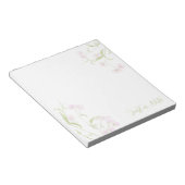 水彩スイートピー ノートパッド (アングル)