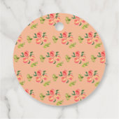 水彩スイートリトルピーチモダンサンキュー フェイバータグ (裏面)