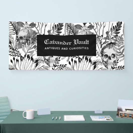 水彩スカル園 横断幕 (トレードショー)