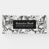 水彩スカル園 横断幕 (横)