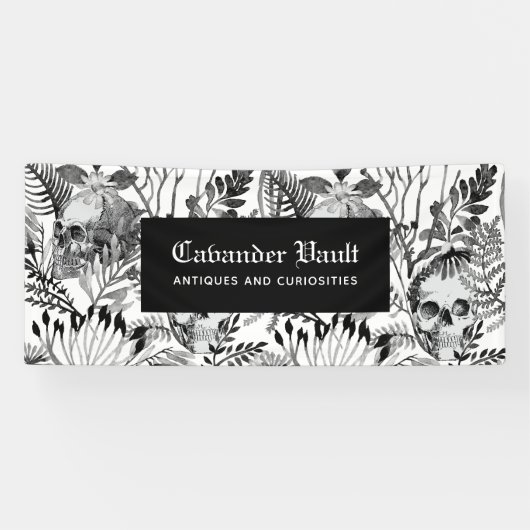 水彩スカル園 横断幕 (横)