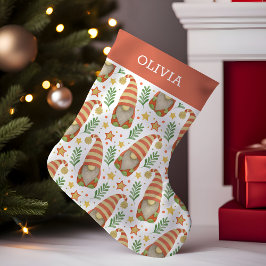 水彩スカンジナビア格言かわいいクリスマス スモールクリスマスストッキング