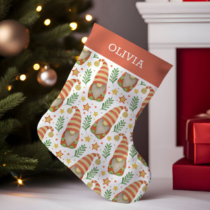 水彩スカンジナビア格言かわいいクリスマス スモールクリスマスストッキング