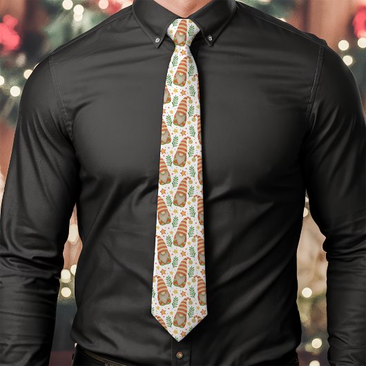 水彩スカンジナビア格言かわいいクリスマス ネクタイ