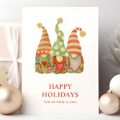 水彩スカンジナビア格言クリスマスカード シーズンカード