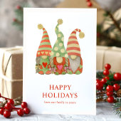 水彩スカンジナビア格言クリスマスカード シーズンカード