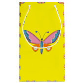 水彩スキニーバタフライスモール抱き枕 スモールペーパーバッグ (裏面)