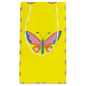 水彩スキニーバタフライスモール抱き枕 スモールペーパーバッグ (正面)