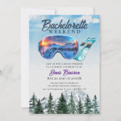 水彩スキーバチェロレッテ 招待状 (正面)