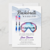 水彩スキーバチェロレッテ 招待状 (正面)