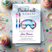 水彩スキーバチェロレッテ 招待状