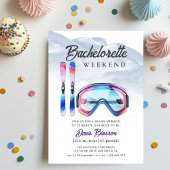 水彩スキーバチェロレッテ 招待状