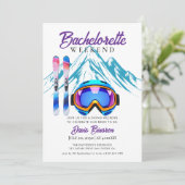 水彩スキーバチェロレッテ 招待状 (スタンド正面)