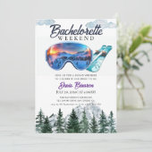 水彩スキーバチェロレッテ 招待状 (スタンド正面)