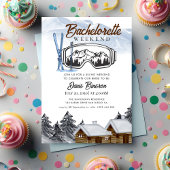 水彩スキー週末独身最後の旅 招待状