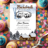 水彩スキー週末独身最後の旅 招待状