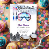 水彩スキー週末独身最後の旅 招待状