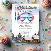 水彩スキー週末独身最後の旅 招待状