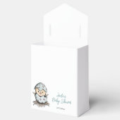 水彩スクリプト鳥の赤男女兼用ちゃんシャワー フェイバーボックス (オープン)