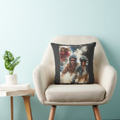 水彩スケッチMotoBikers クッション (椅子)