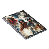 水彩スケッチMotoBikers ノートブック (右側)