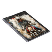 水彩スケッチMotoBikers ノートブック (右側)