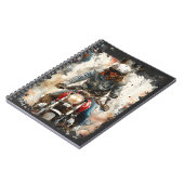 水彩スケッチMotoBikers ノートブック (左側)