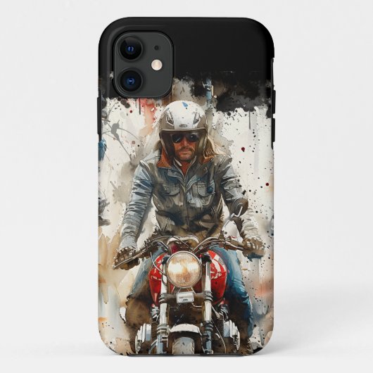 水彩スケッチMotoBikers Case-Mate iPhoneケース (裏面)