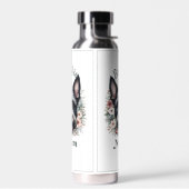 水彩スコットランド及びフローラリースウォーターボトル ウォーターボトル (左面)
