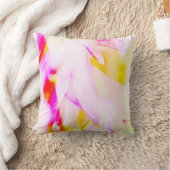 水彩スタイルフラワーアート装飾用クッション クッション (ブランケット)