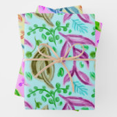 水彩スタイルフローラ包装シート ラッピングペーパーシート (インサイチュ)