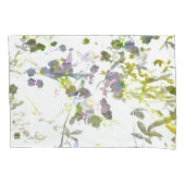 水彩スタイルロマンチックフラワーフローラデザイン 枕カバー (正面左)