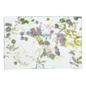 水彩スタイルロマンチックフラワーフローラデザイン 枕カバー (正面右)