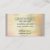 水彩スタイル名刺カスタム両面 名刺 (裏面)