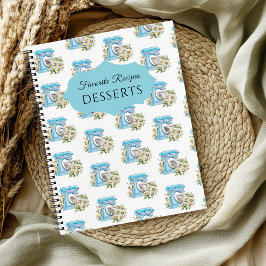水彩スタンドミキサーパターンお気に入りのレシピ ノートブック