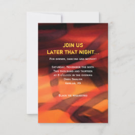 水彩スターバーバルミツワーパーティーカード 招待状