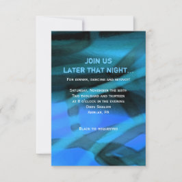 水彩スターバーバルミツワー返信カード 招待状