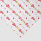 水彩ストッキングとガーランド 薄葉紙 (詳細)