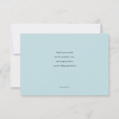 水彩ストライプサンキューカード サンキューカード (裏面)